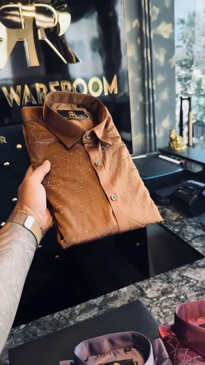 Men’s Premium Designer Partywear Shirt - Image 5