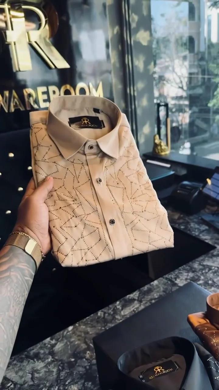 Men’s Premium Designer Partywear Shirt - Image 7