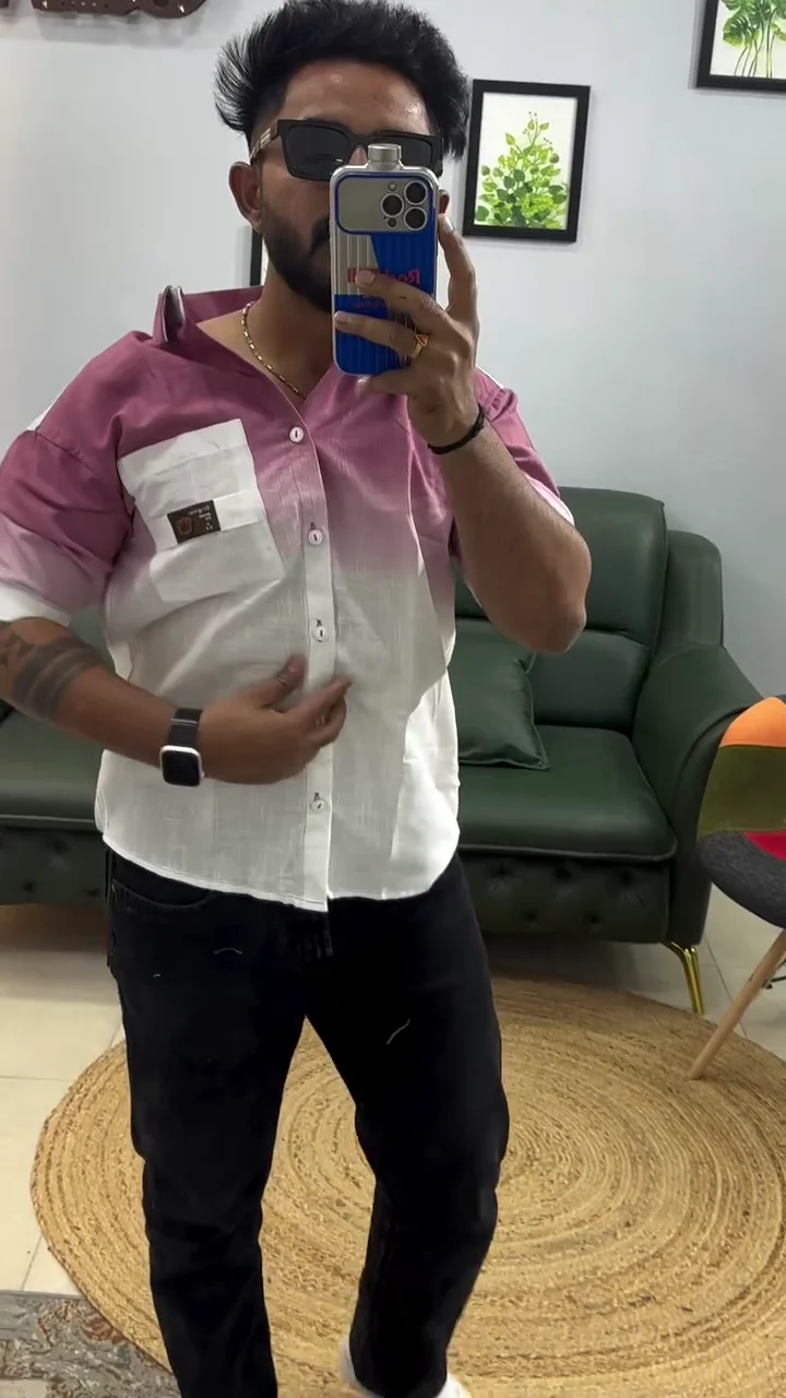 Spread-Collar Shirt with Patch Pocket - Image 4