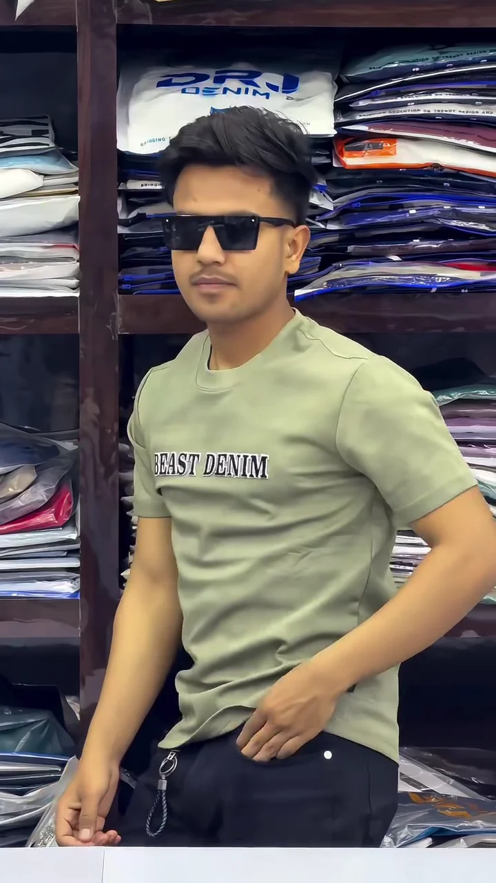 Pure Cotton Typography Printed Washed T-shirt - Image 6