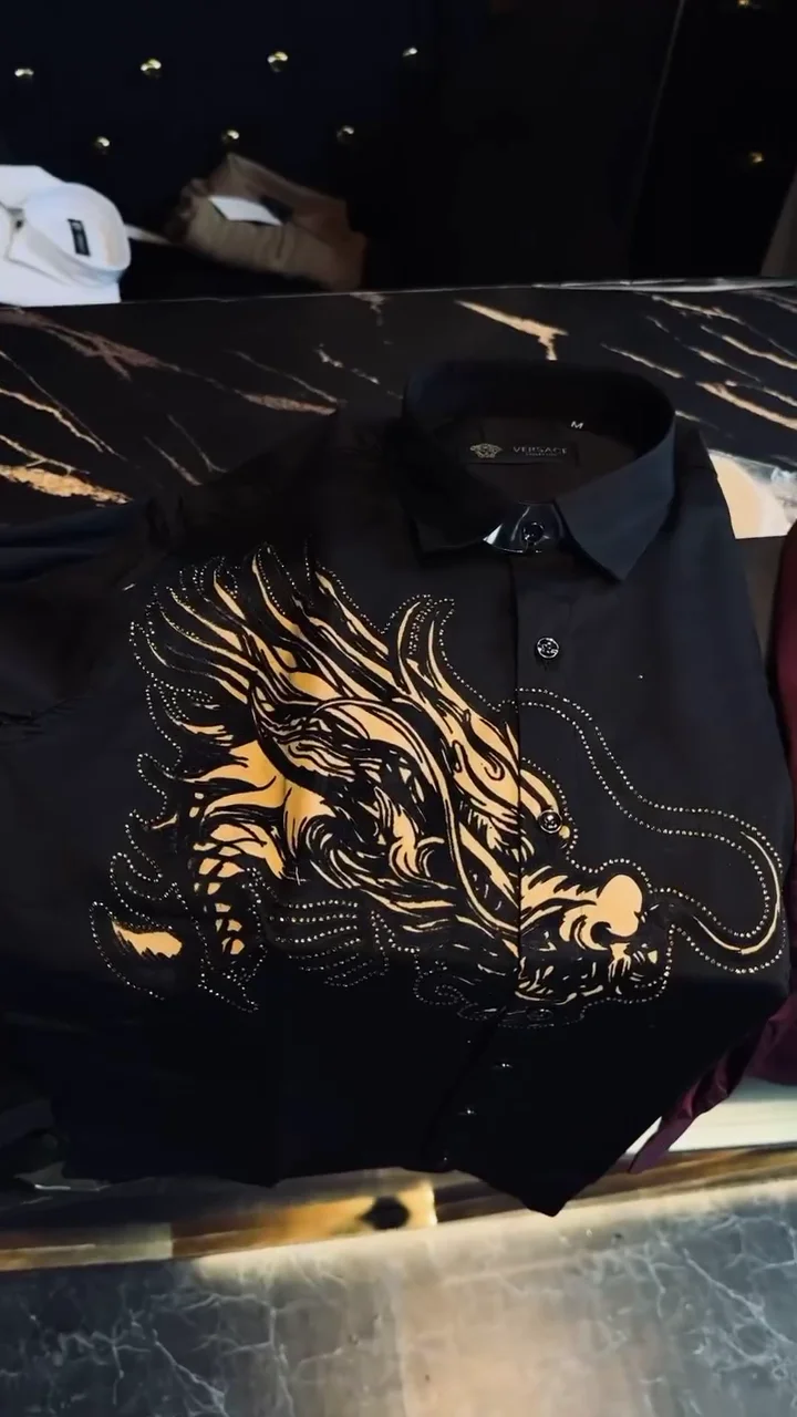 Men’s Designer Printed Formal Shirt - Image 6