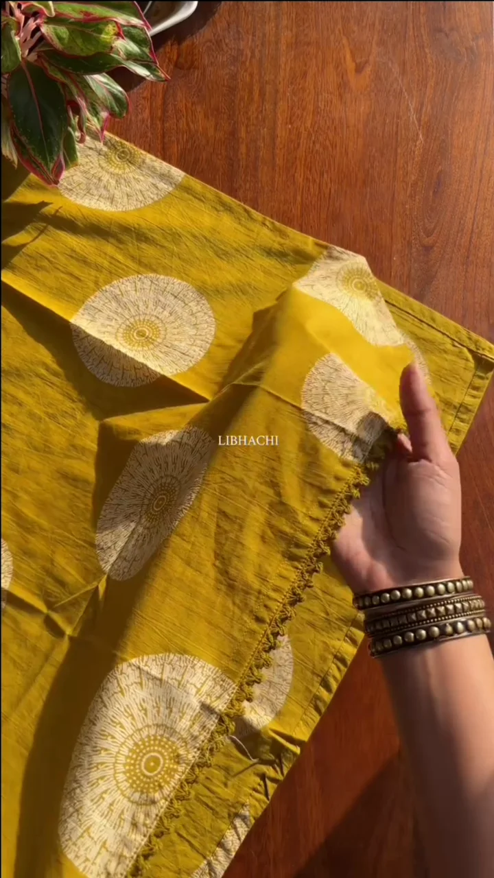 Premium Cotton Suit Set – Yellow - Image 4
