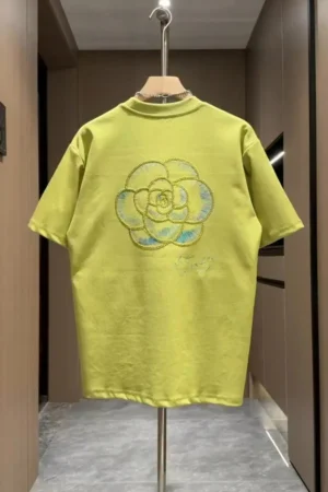 Lime-Green short Sleeved Crewneck T-shirt ✨