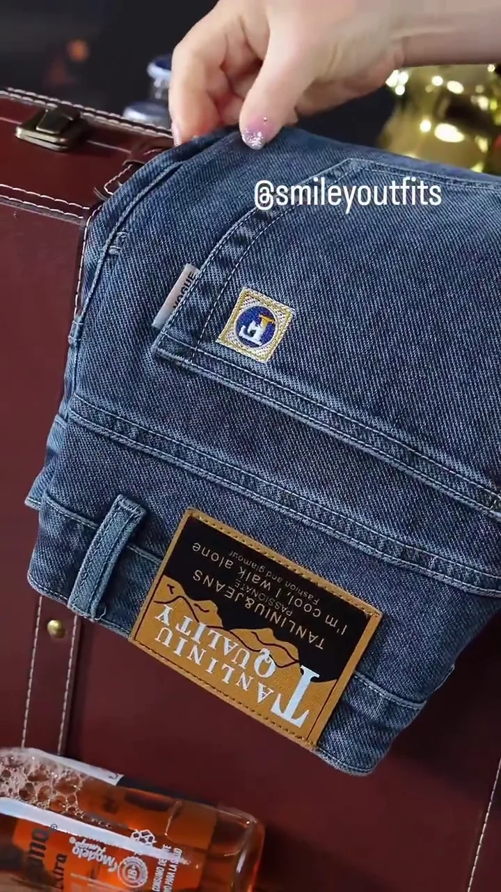 Men’s Blue Slim-Fit Casual Denim Jeans ★ - Image 2