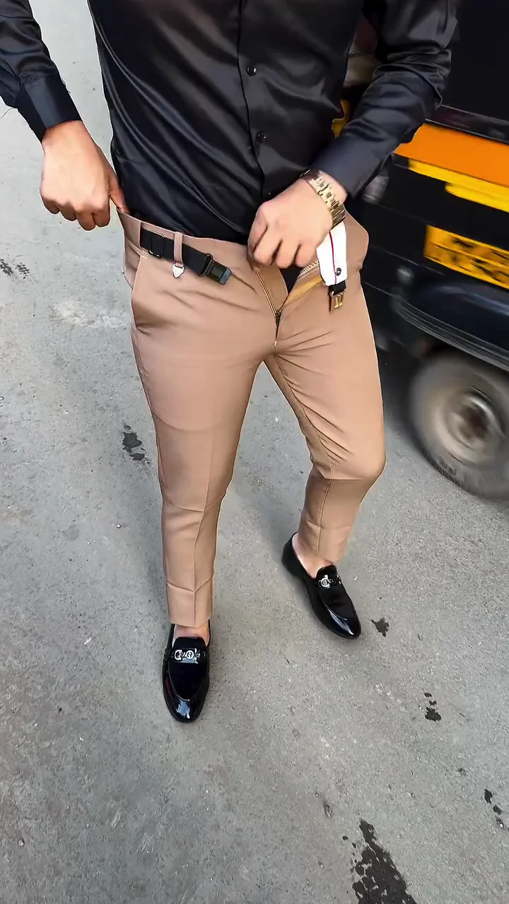 Men’s Slim-Fit Formal Stretch Trousers ✨ - Image 2