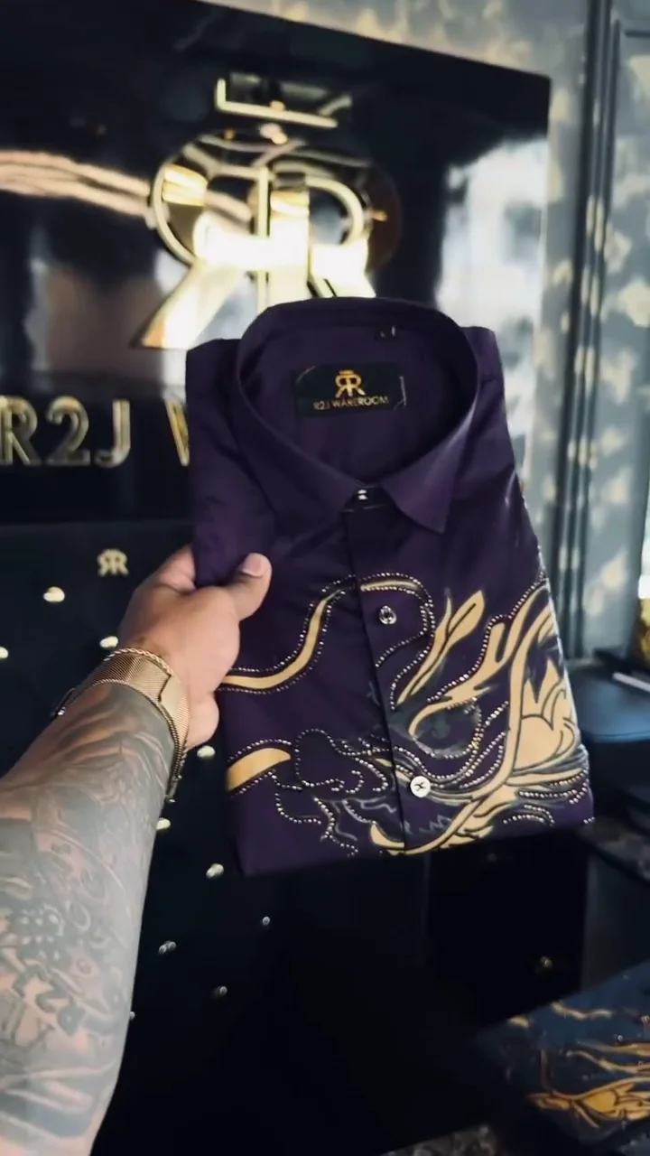 Ornate Embellished Dress Shirt ✨ - Image 2