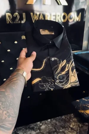 Ornate Embellished Dress Shirt ✨