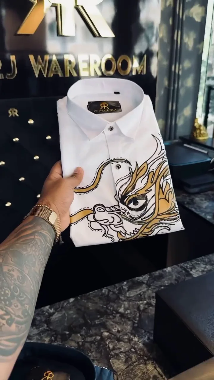 Ornate Embellished Dress Shirt ✨ - Image 6