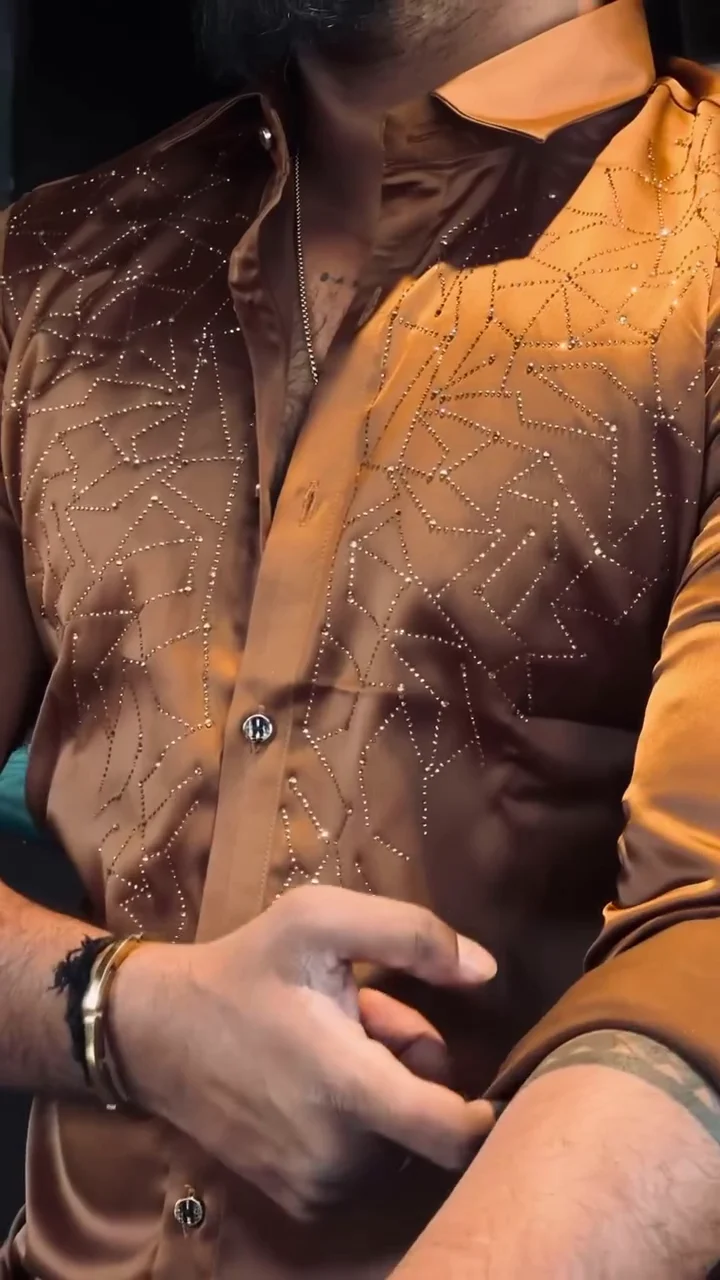 Men’s Premium Designer Partywear Shirt ✨ - Image 3