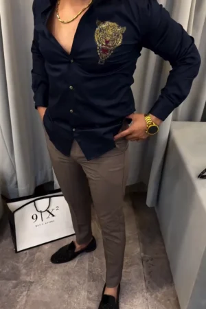 Men’s Slim-Fit Fancy Casual Shirt ✨
