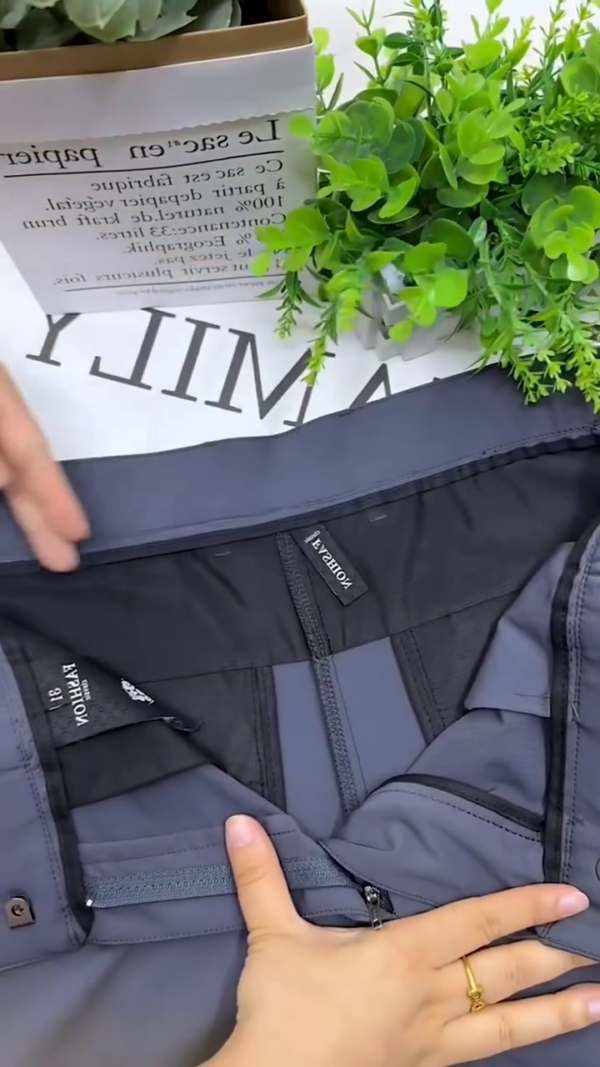 Premium Convertible Cargo Hiking Pants, Elastic Waist, Quick-Dry Fabric, Perfect for Trekking, Gym, Outdoor Activities ★ - Image 3