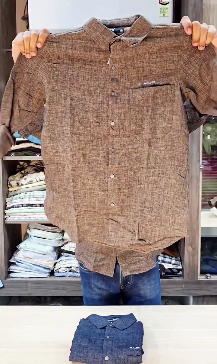 Men and Boys Short Sleeves Collared Neck Button Front Textured Polyester Regular Fit Holiday Shirts ★