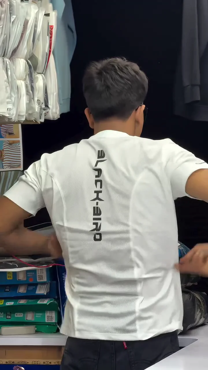 Men’s Short-Sleeved Crew Neck T-Shirt Plus Size ★ - Image 2