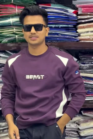 Men Striped Relaxed Fit Sweatshirt ✨
