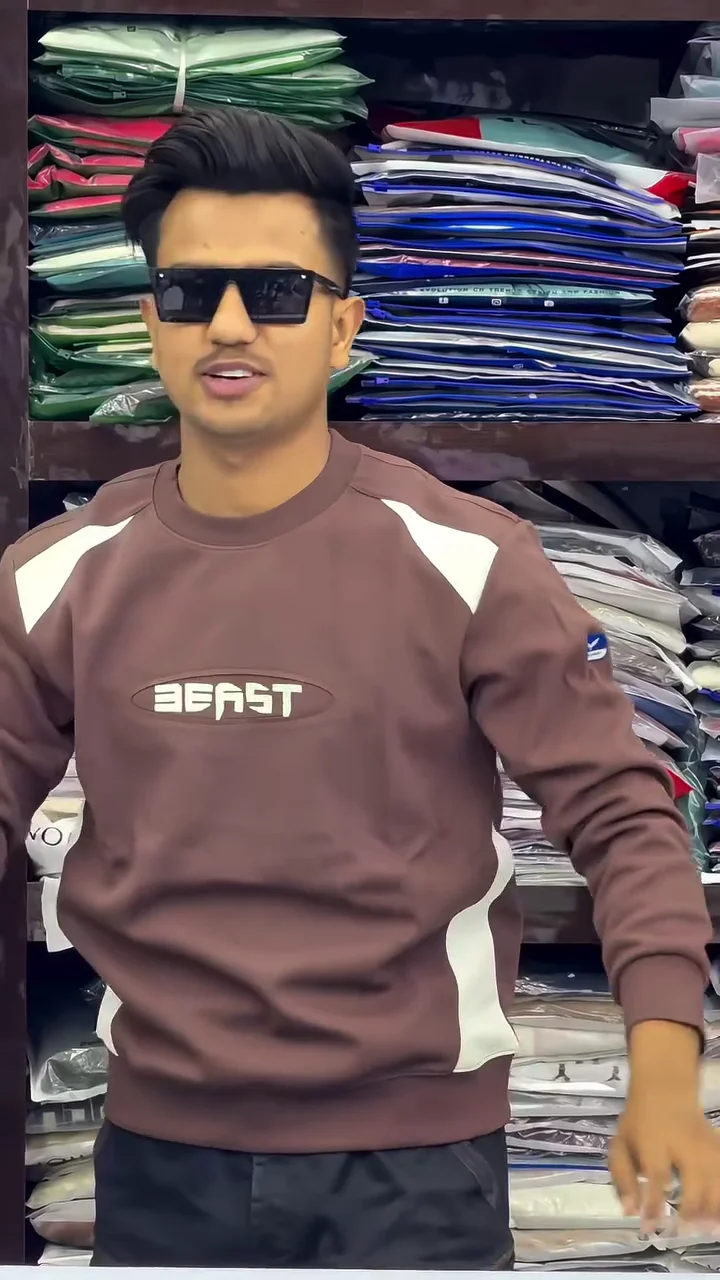 Men Striped Relaxed Fit Sweatshirt ✨ - Image 5
