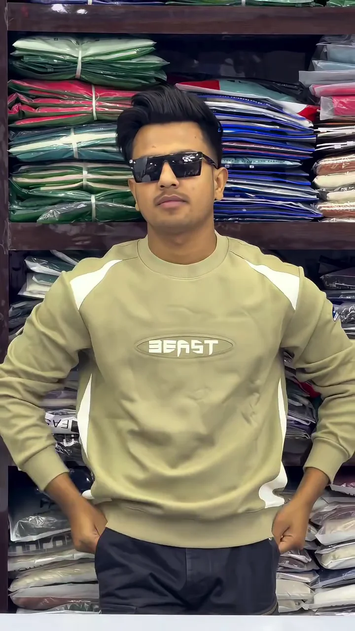 Men Striped Relaxed Fit Sweatshirt ✨ - Image 3