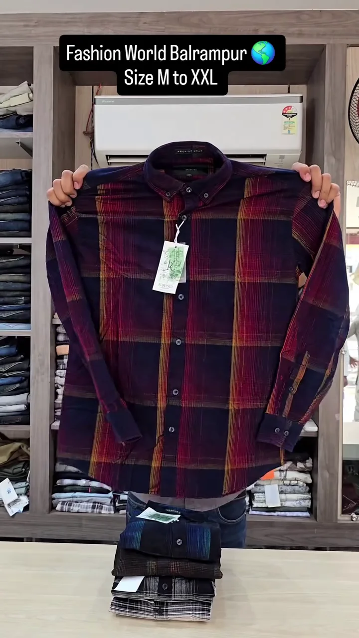 Stylish Casual Men’s Classic Checked Shirt ★