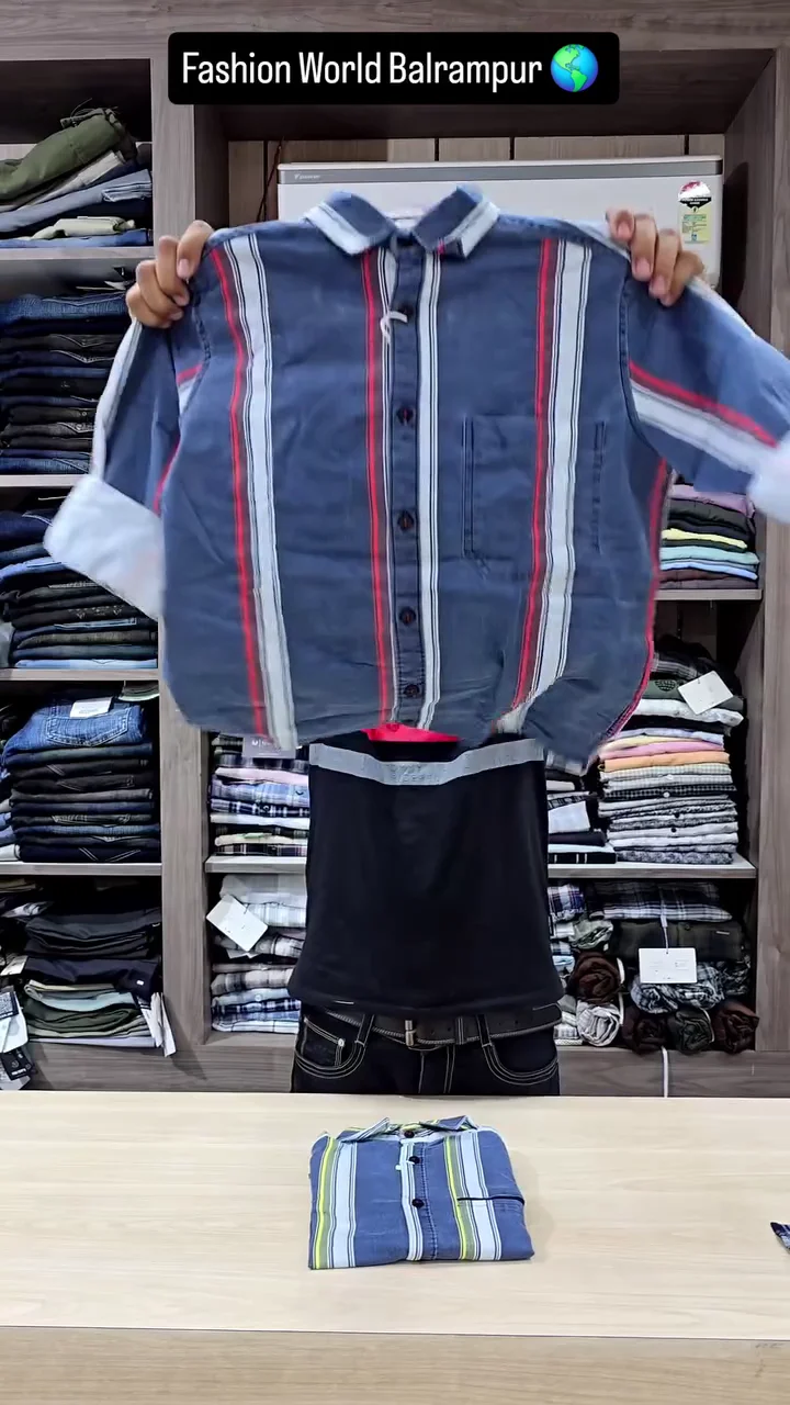 Lightweight Summer Special Men’s Premium Stripe Shirt ★ - Image 2